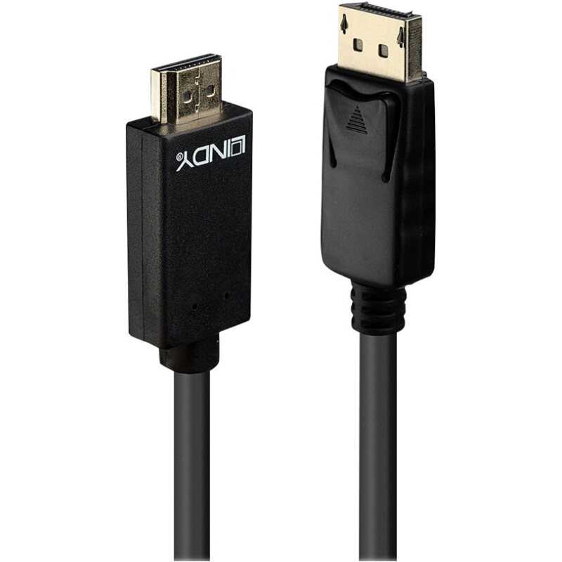 Lindy Câble adaptateur DisplayPort vers HDMI 4K30Hz, 2m