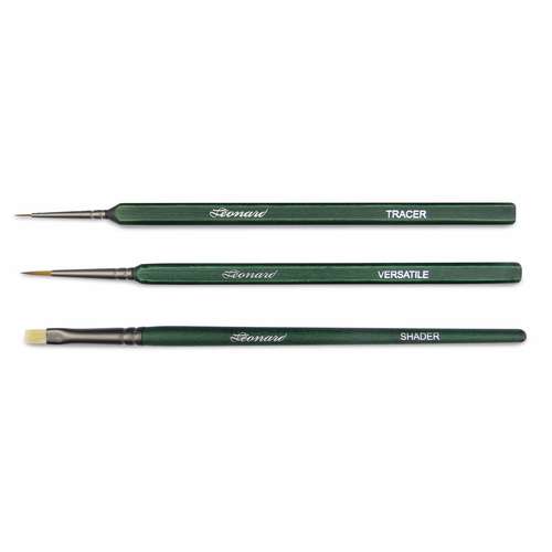 Léonard Detailpinsel Serie L5000-1, Einsteiger-Set