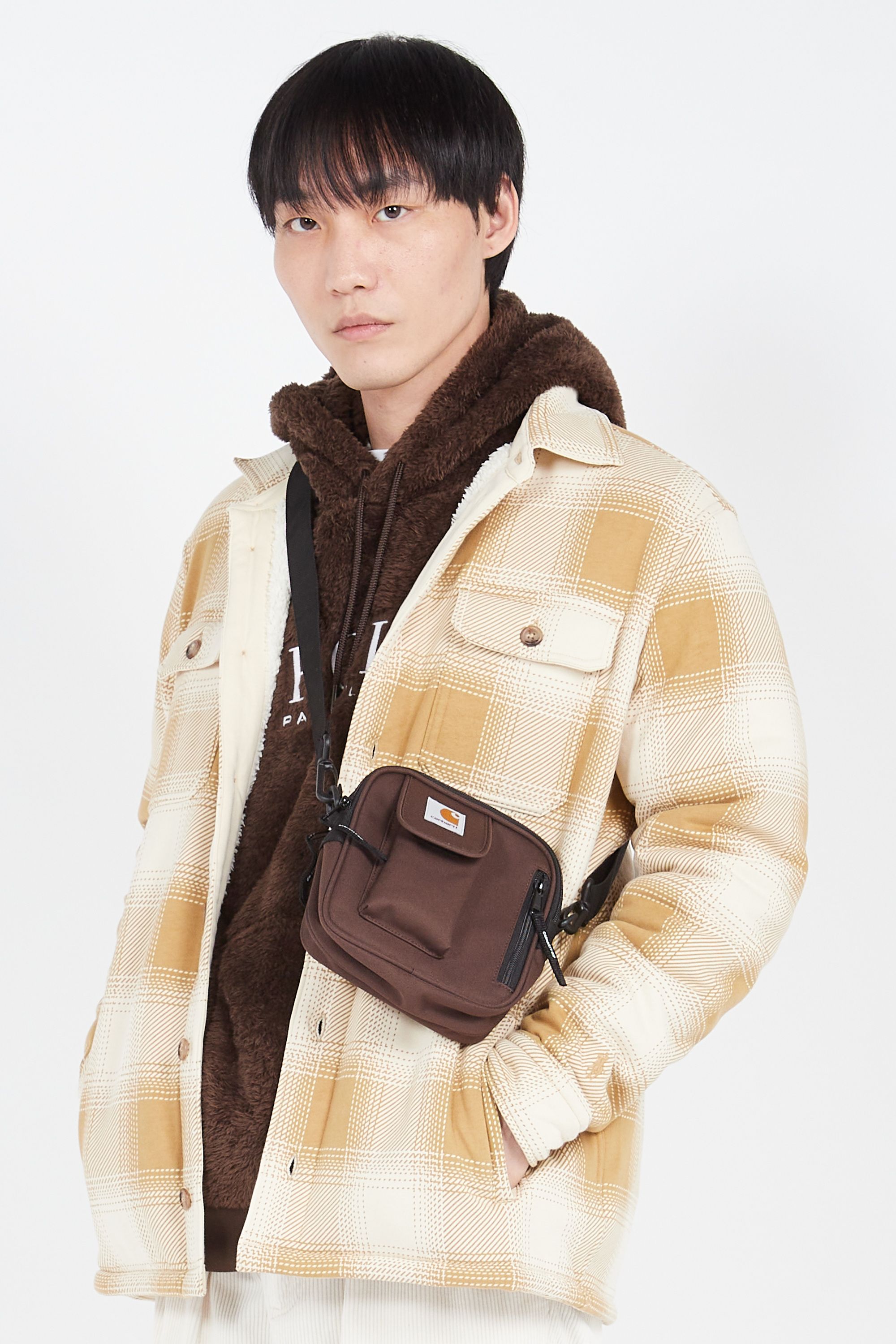 CARHARTT WIP Sac bandoulière Essentials Small Marron