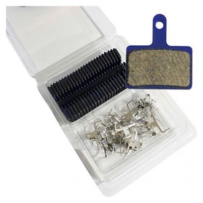 Plaquette de frein vtt Newton box (25pr) pour Shimano deore m515-m525-m475-m495-m486 (semi-metal)
