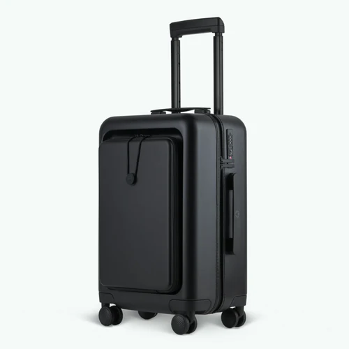 Valise rigide 4 roues ORLY Pochette unie noir