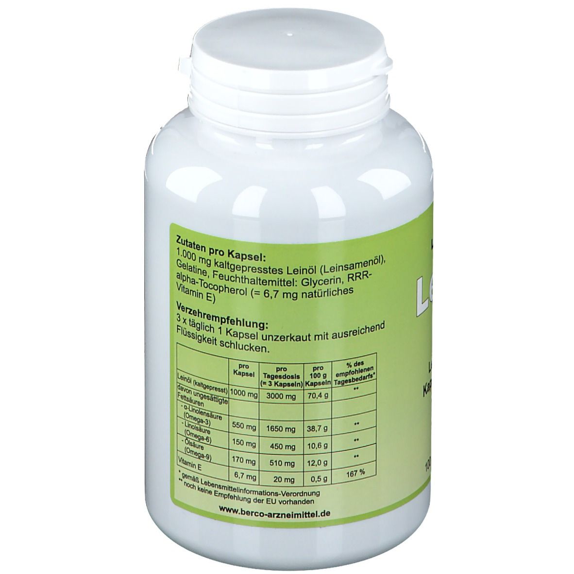 Lamperts Leinöl 1.000 mg