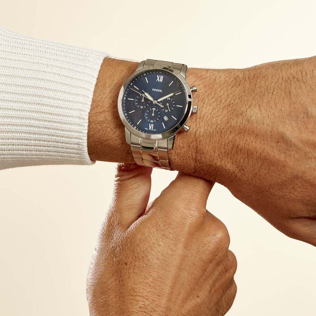 Montre Fossil Neutra Chrono Bleu