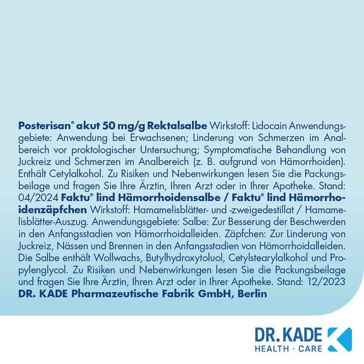 Postericare Hämorrhoiden-Stick, 1 St