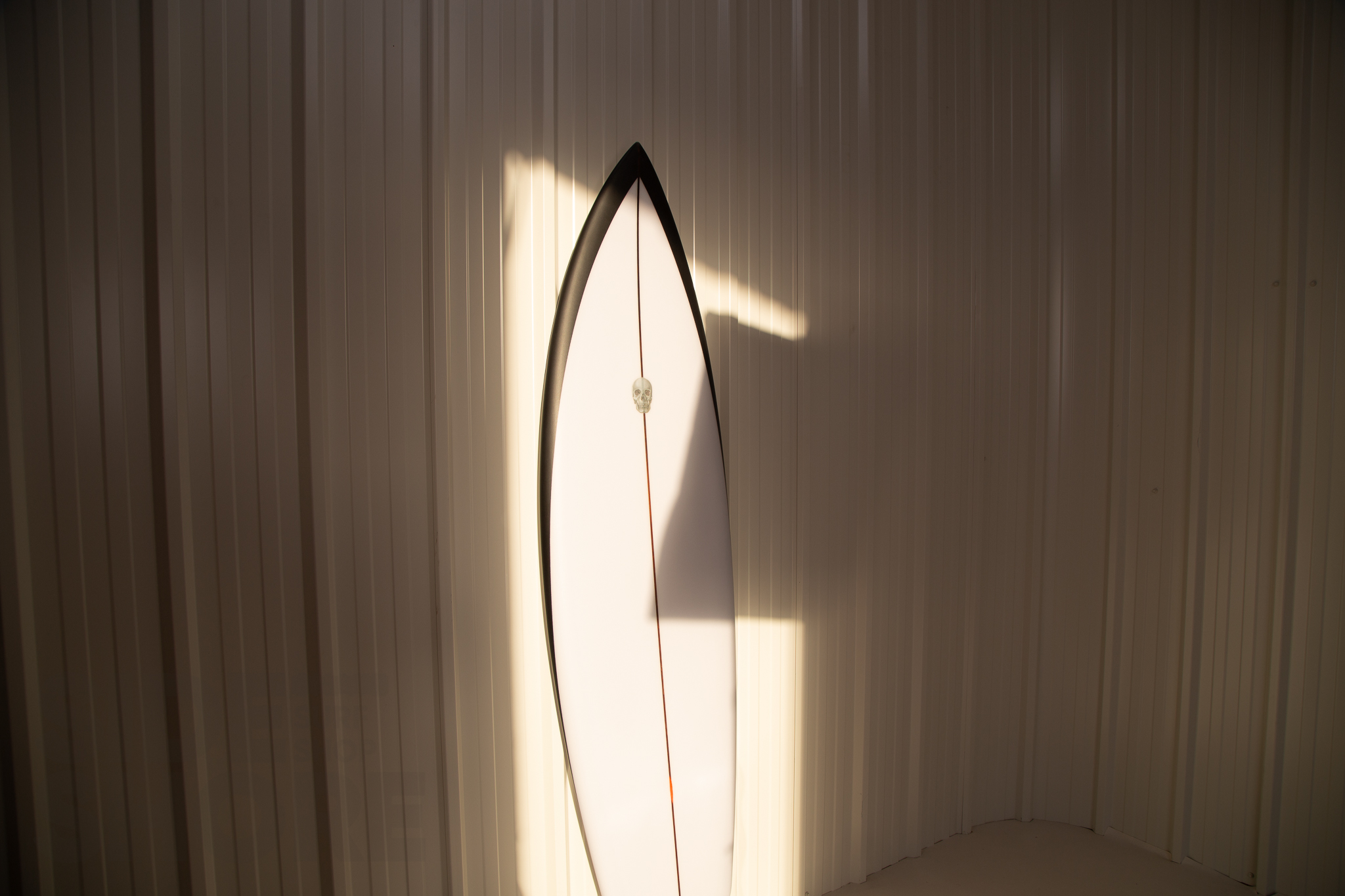 Christenson Surfboards Lane Splitter Mid - Black Islands Rails - 7'0 x 21 1/8