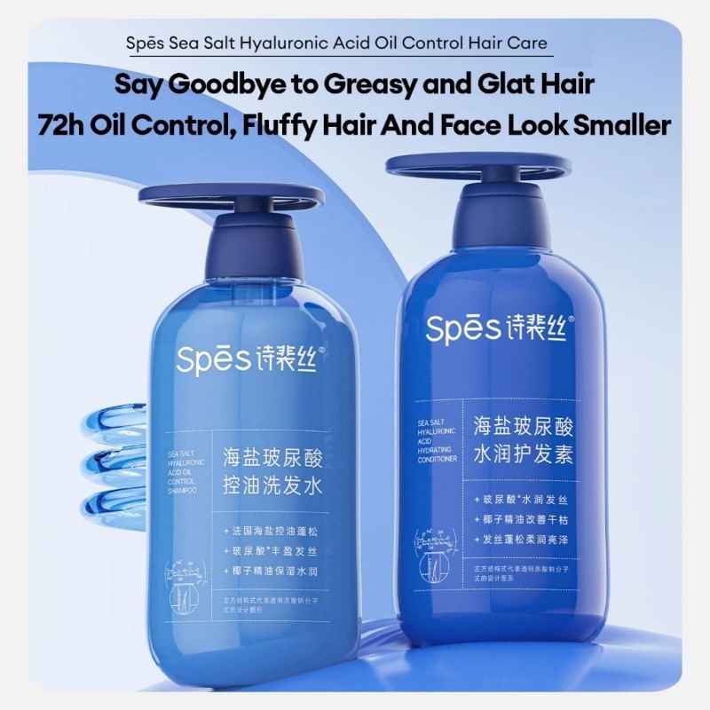 Spes - Zeezout Hyaluronzuur Olie Control Shampoo