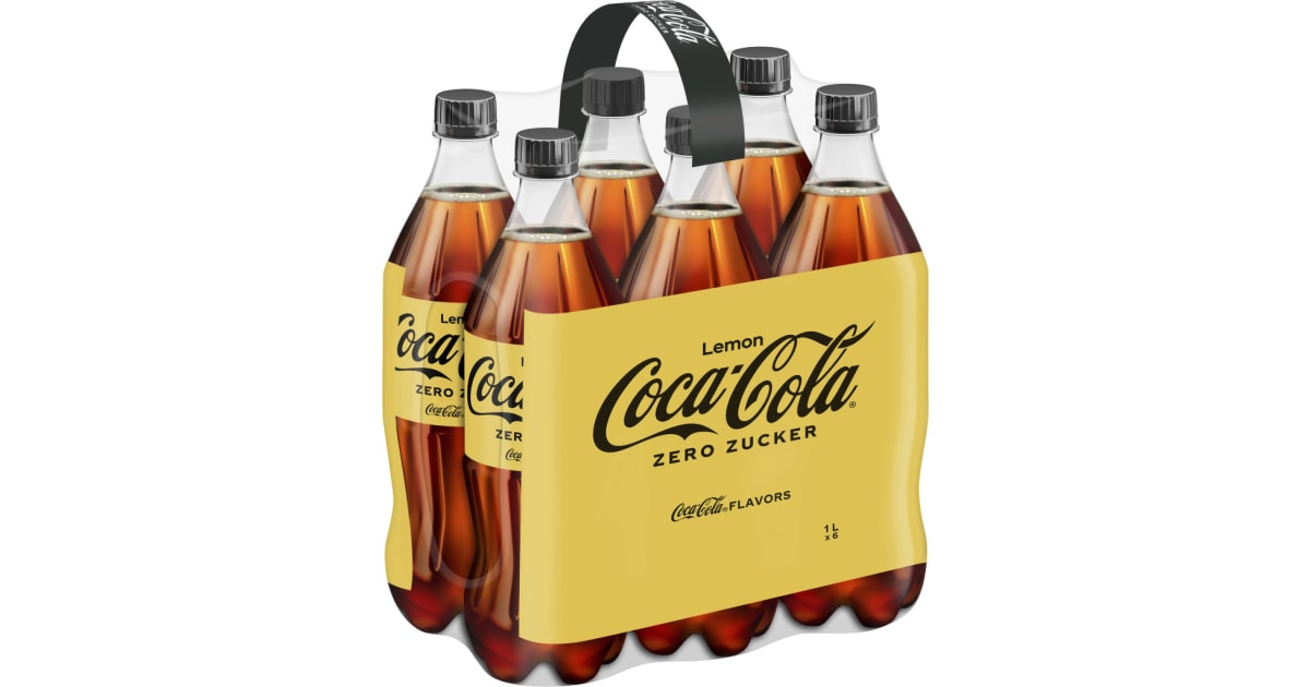Coca-Cola Zero Lemon Tray 6x 1,0 Liter (Einweg)