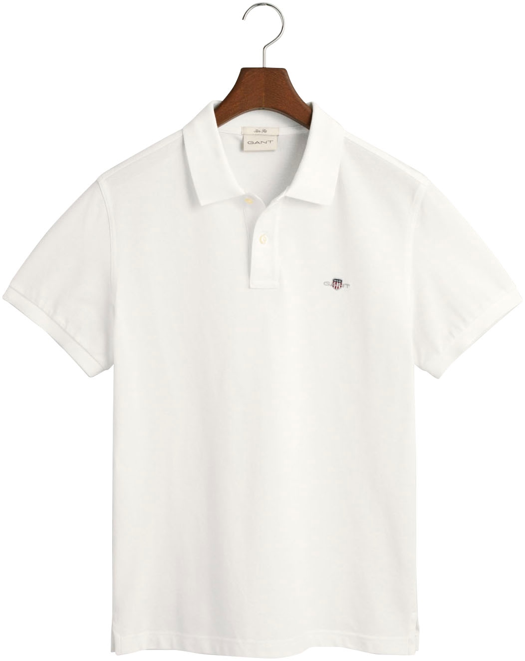 Gant Poloshirt »SLIM SHIELD SS PIQUE POLO«, mit Logostickerei auf der Brust