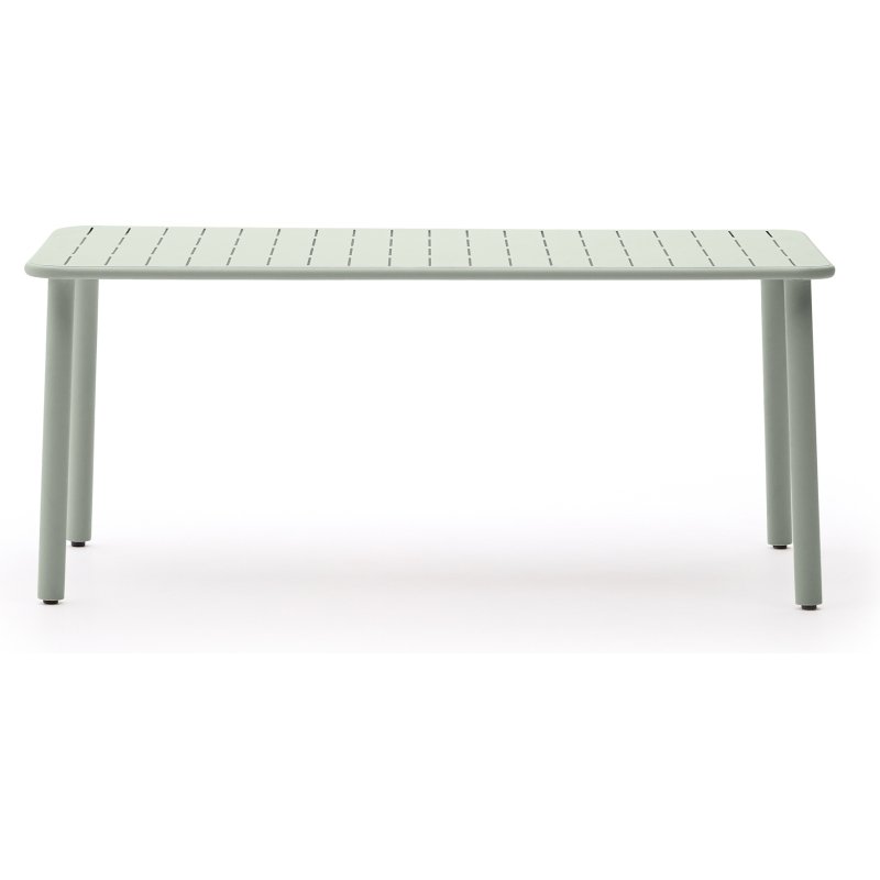 Table d’extérieur Brai en acier galvanisé turquoise 180 x 90 cm