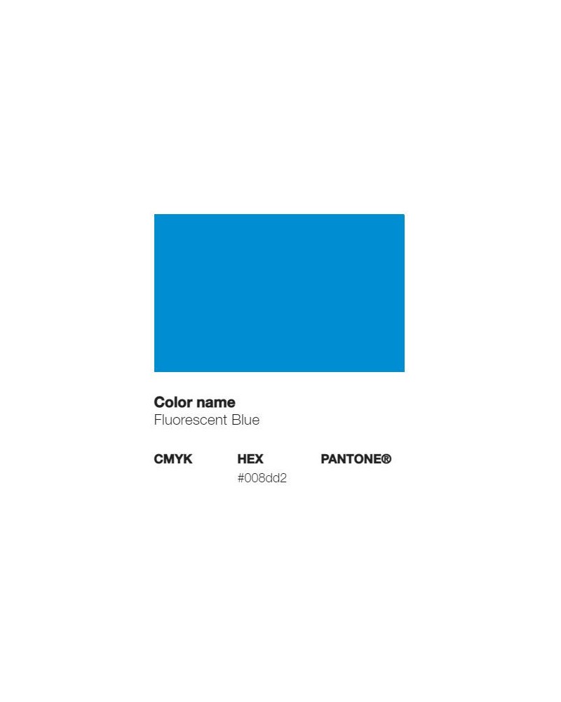 Fluorescent Bleu