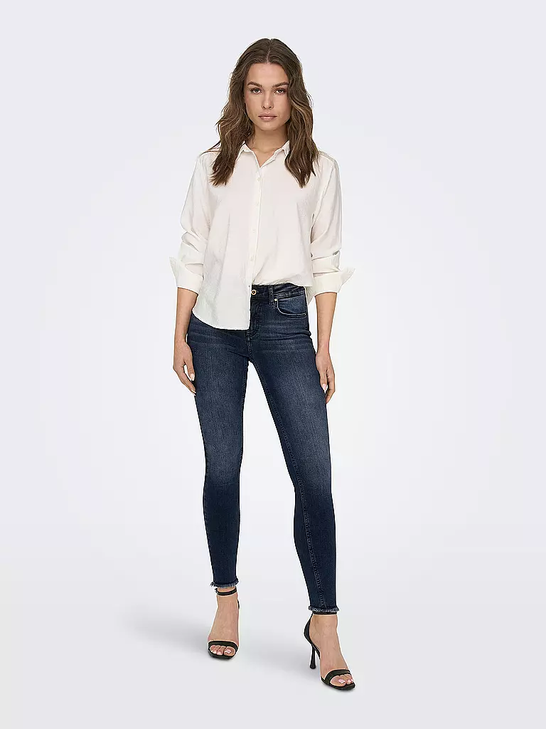 ONLY Jeans Skinny Fit 7/8 ONLBLUSH blau