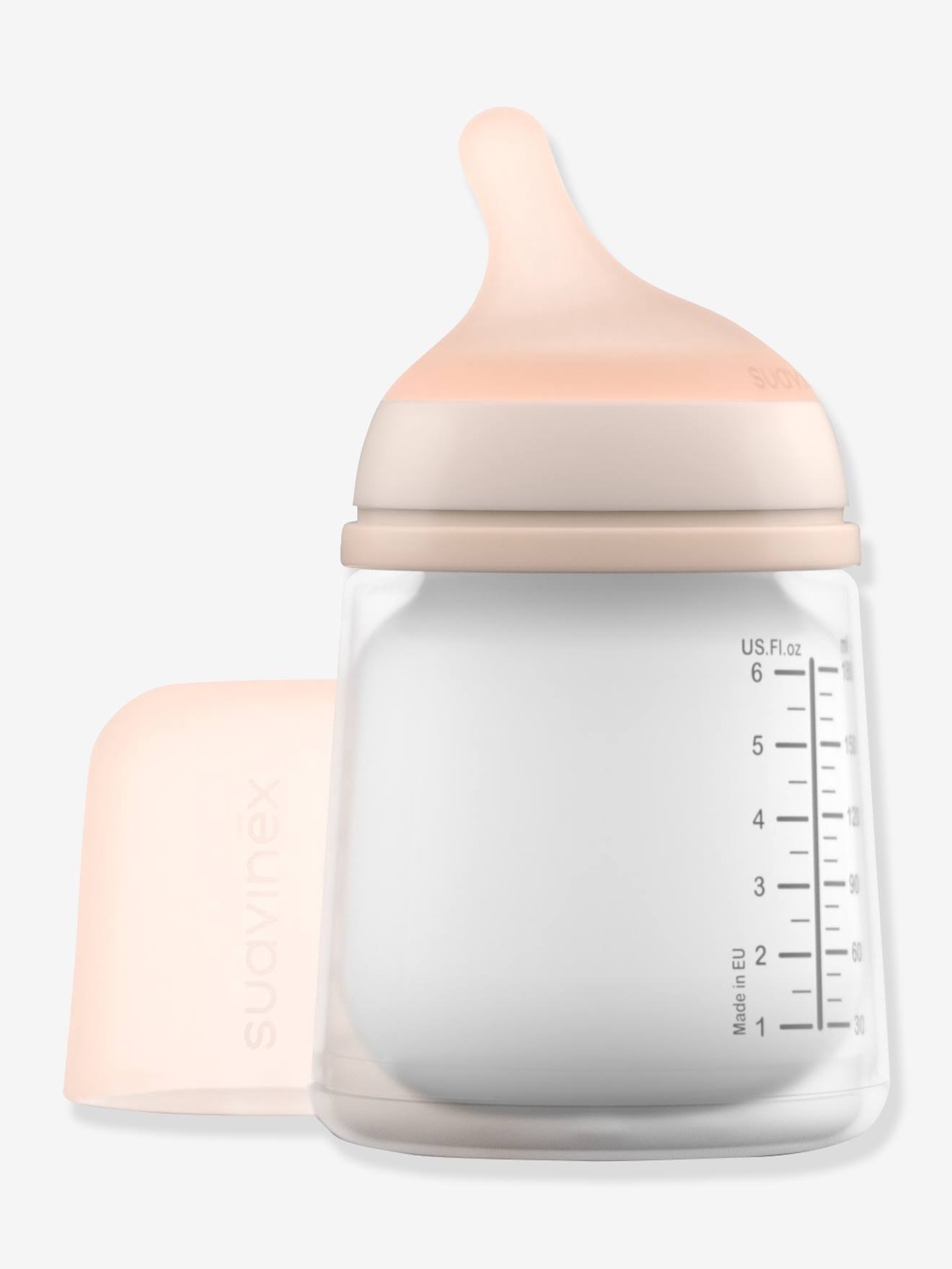 Conjunto de mamadeira Zero.Zero + chupeta SUAVINEX nude