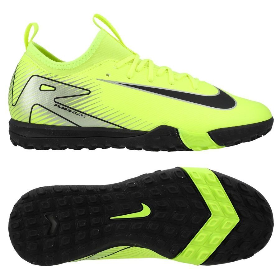 Nike Air Zoom Mercurial Vapor 16 Academy TF Mad Voltage - Jaune Fluo/Noir Enfant