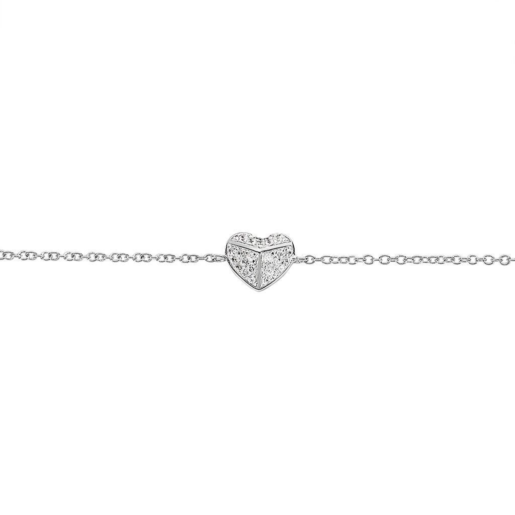 Bracelet Samia Argent Blanc Oxyde De Zirconium