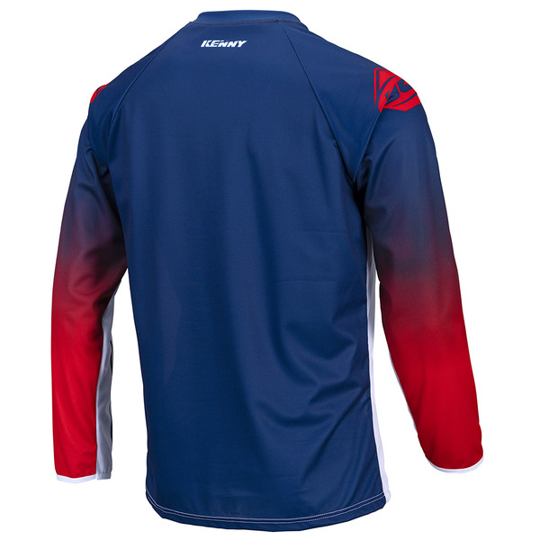 Kenny - Maillot Track Focus - 2022 Blanc / Navy / Rouge