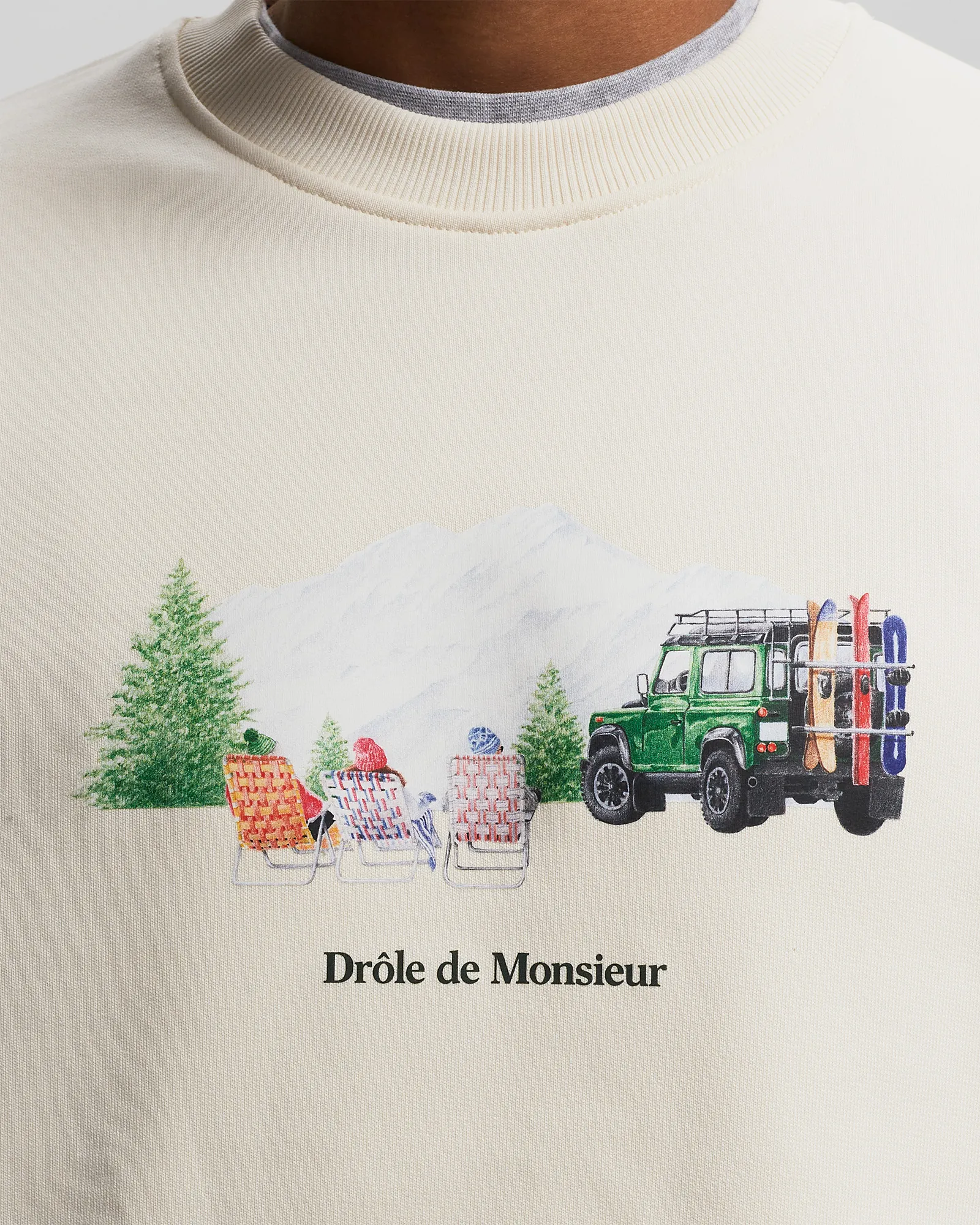 Drôle de Monsieur Le Sweatshirt Montagne