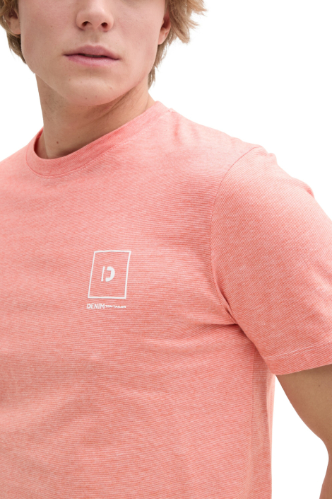 Tom Tailor oranje heren t-shirt