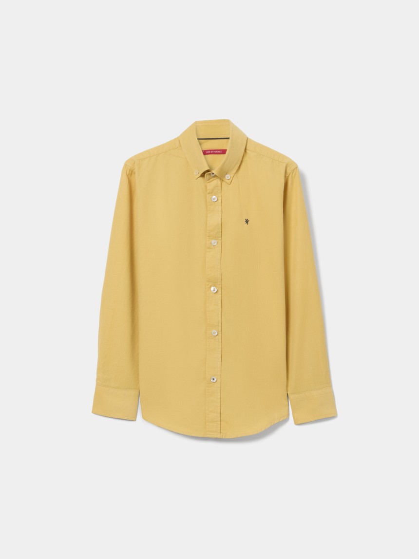 Camisa de bombazine fina