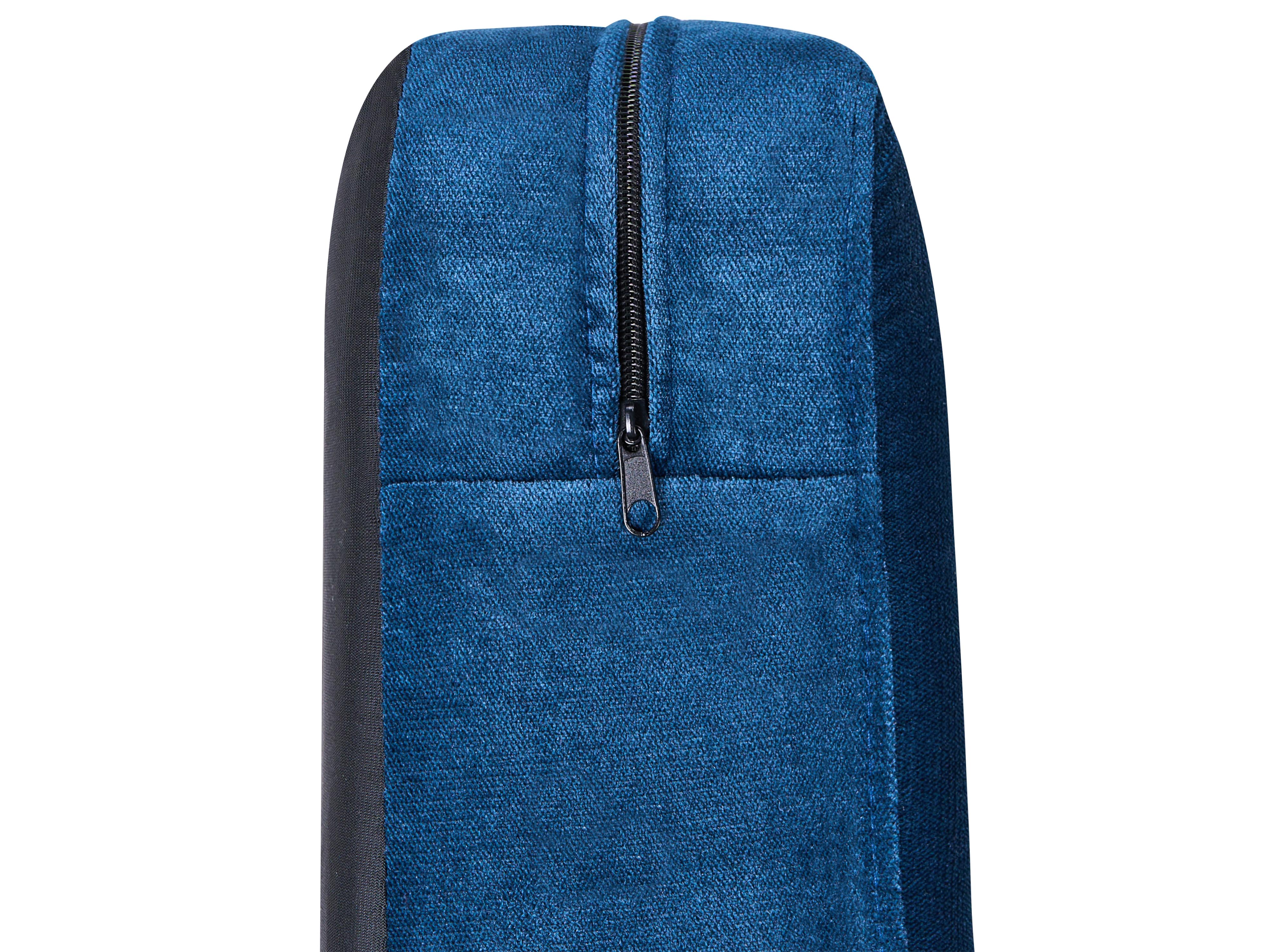 Bank 2-zits SKIEN Fluweel Marineblauw
