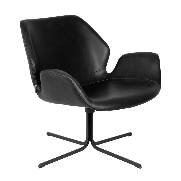 Zuiver - Nikki Lounge Chair, all black