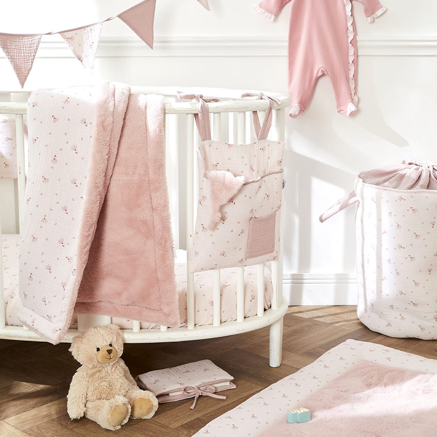 Couverture Luxe en fausse fourrure 70 x 100 cm Lovely Blossom