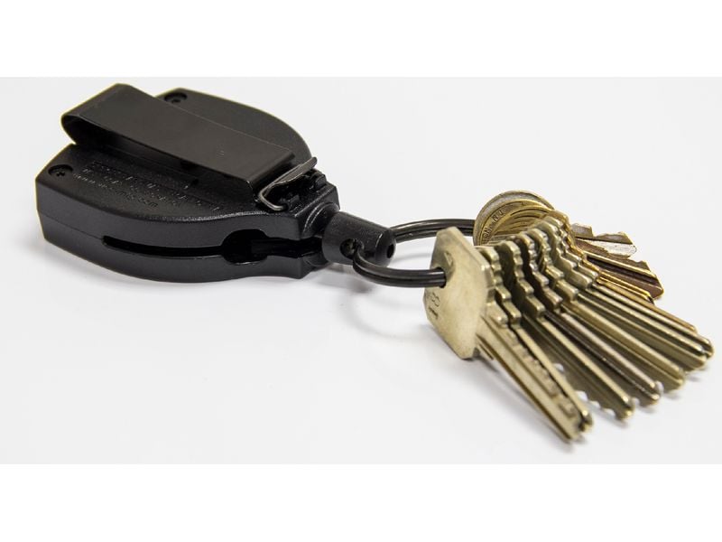KEY-BAK Schlüsselanhänger Super 48 Plus Schwarz Schlüsselring