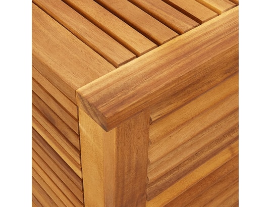 VIDAXL - Coffre Boîte de rangement de jardin persiennes 90x50x56 cm bois aca...