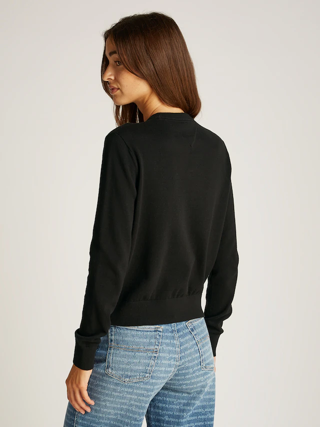 Tommy Jeans Curve Rundhalspullover »TJW ESSENTIAL CREW SWEATER EXT« in Grossen Grössen, Rundhals