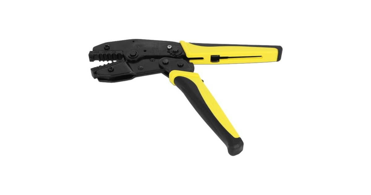 DeLOCKUniversele Coax Krimptang  (Zwart/geel, 7 diameters)