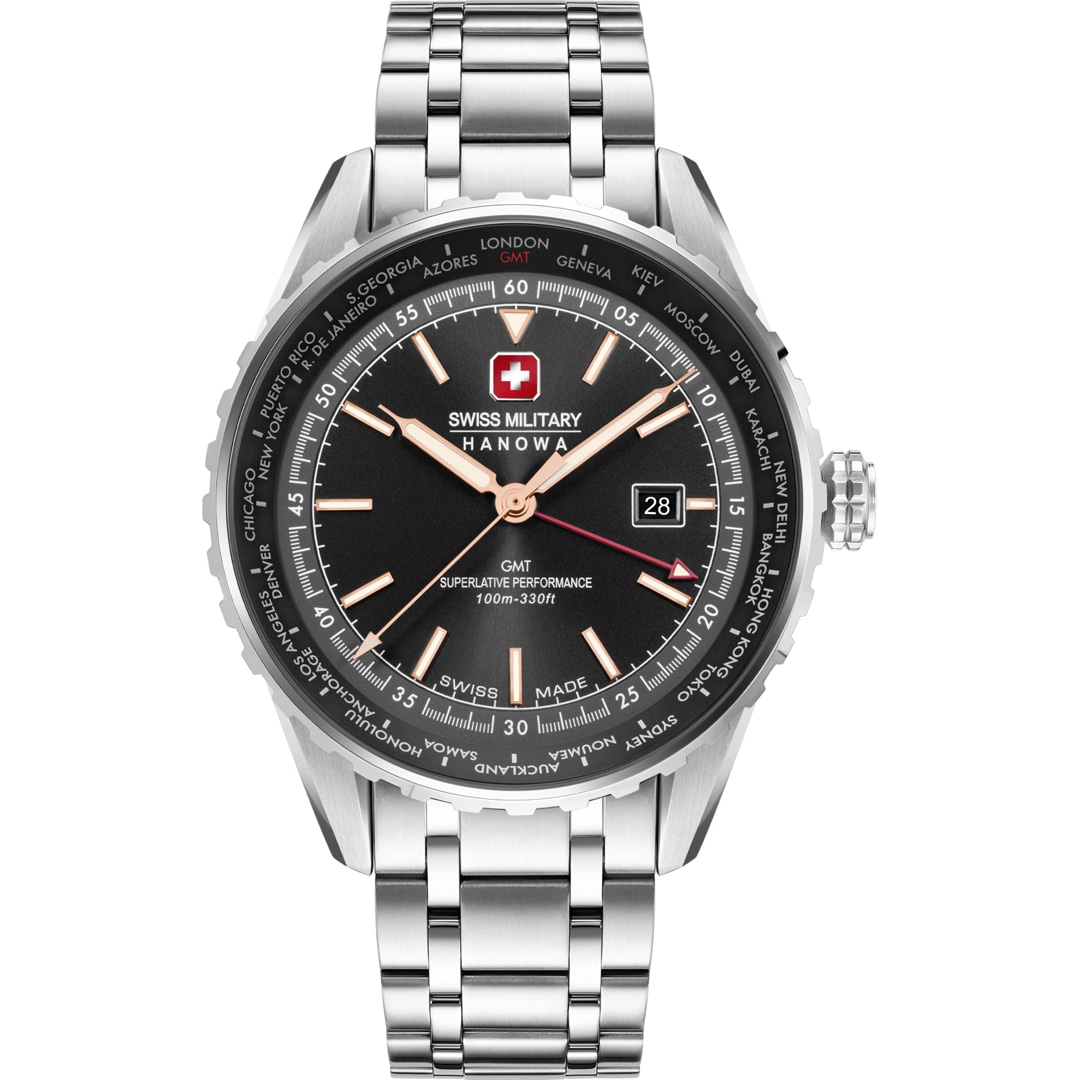 Swiss Military Hanowa Afterburn GMT Worldtimer