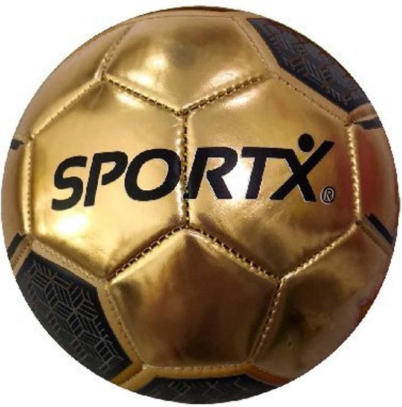 SportX - Mini Voetbal - Goud Metallic - PVC - 16 cm Diameter