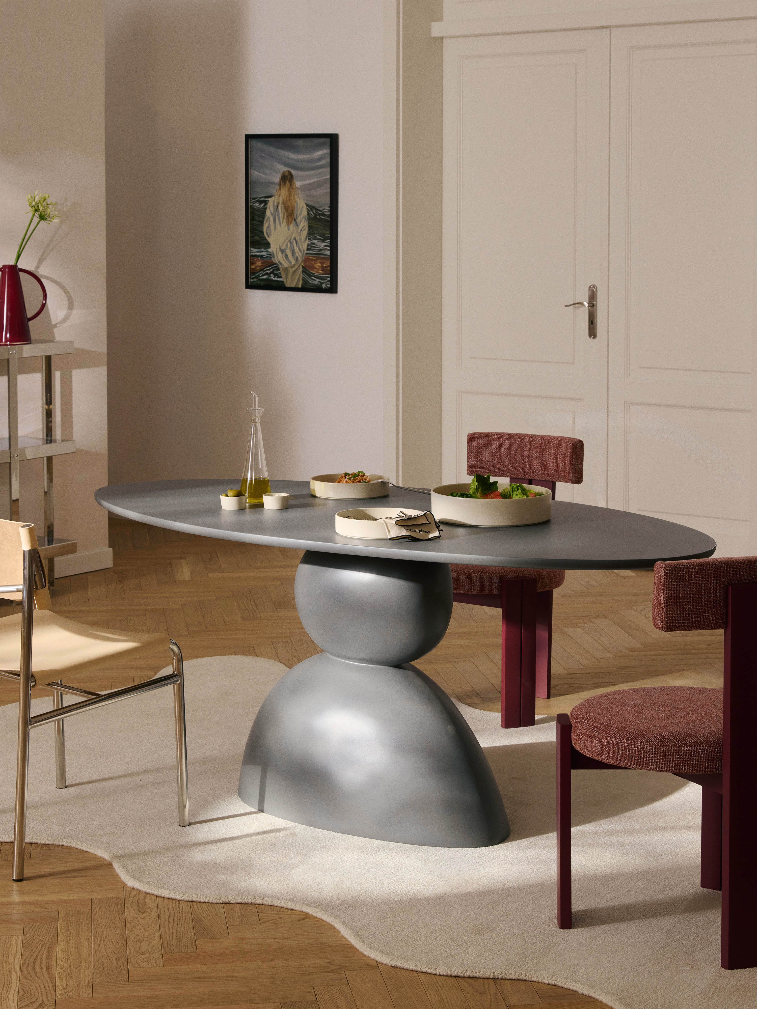 Ovale eettafel Sahra, in verschillende formaten