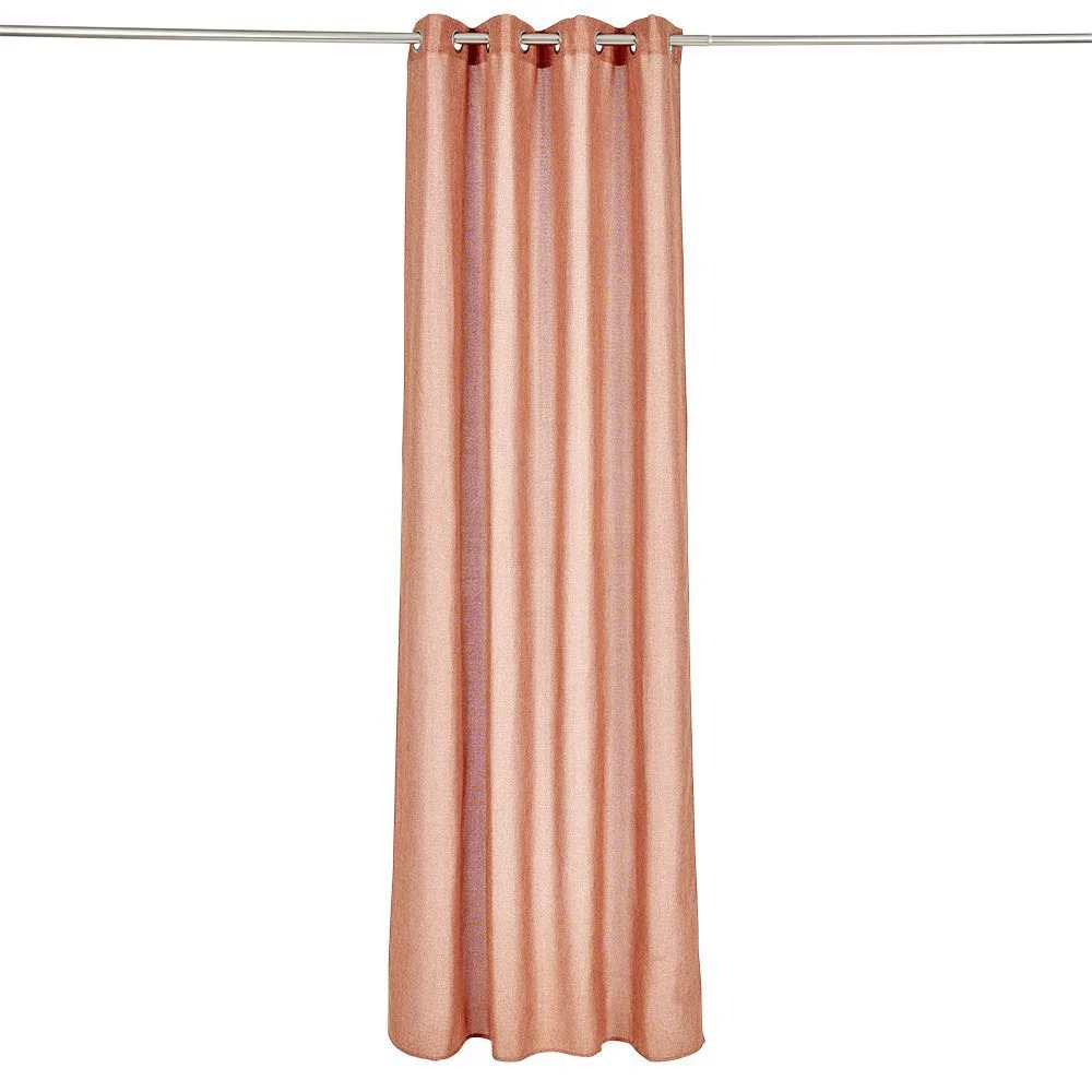 Rideau polyester 140x260cm terracotta