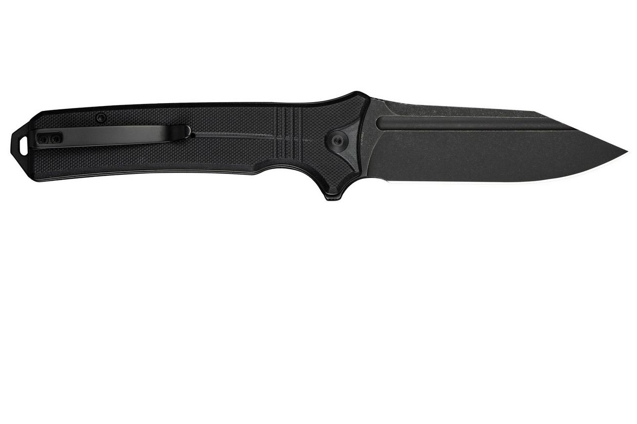Civivi Neurohaptic C23080-1 Blackwashed Nitro-V, Black G10, zakmes