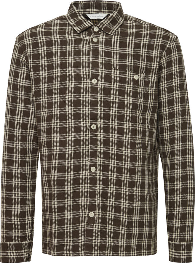Casual Friday CFALVIN LS checked shirt Demitasse