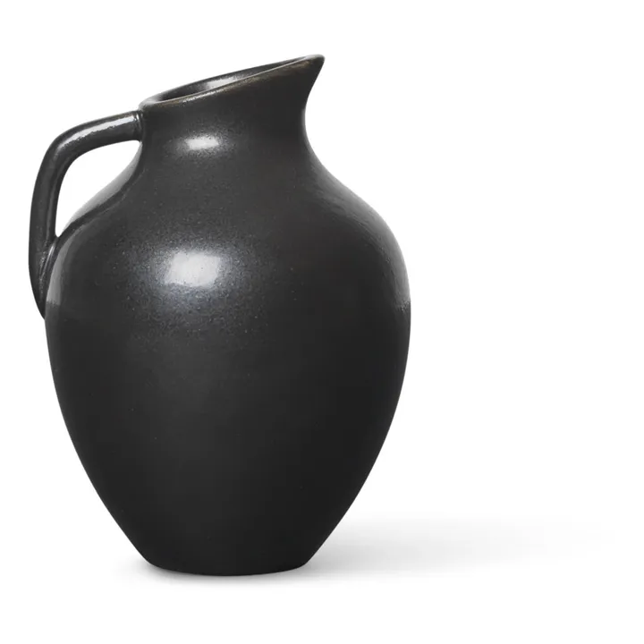 Ferm Living Mini vase Ary en porcelaine | Charbon