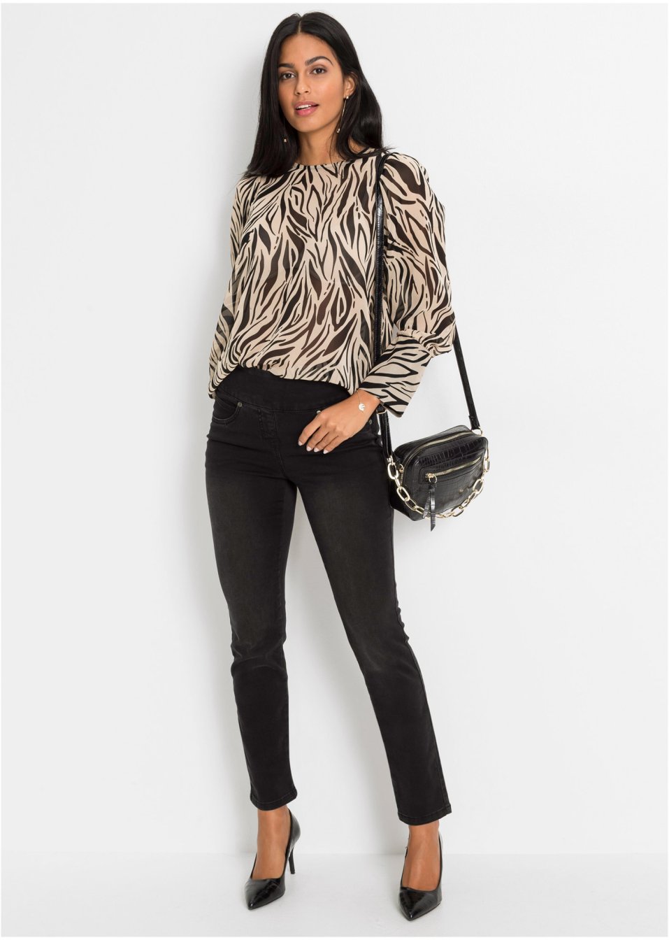 Blouse ample à imprimé