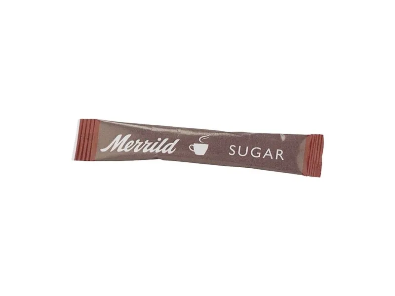 Sukkersticks Merrild 4g/stk. i borddisplay - (500 stk.)