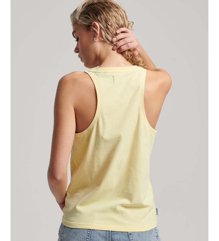 Camiseta amarela Superdry Vintage Cali Logo