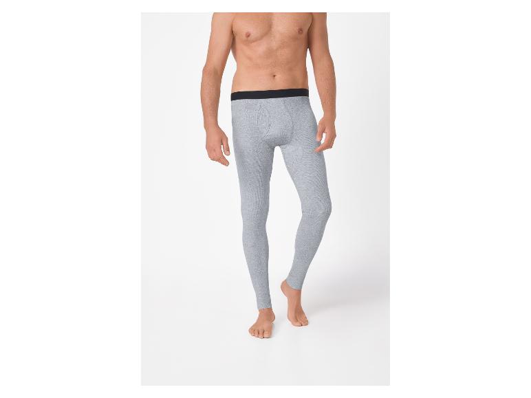 Set van 2 lange heren onderbroeken - dubbelrib