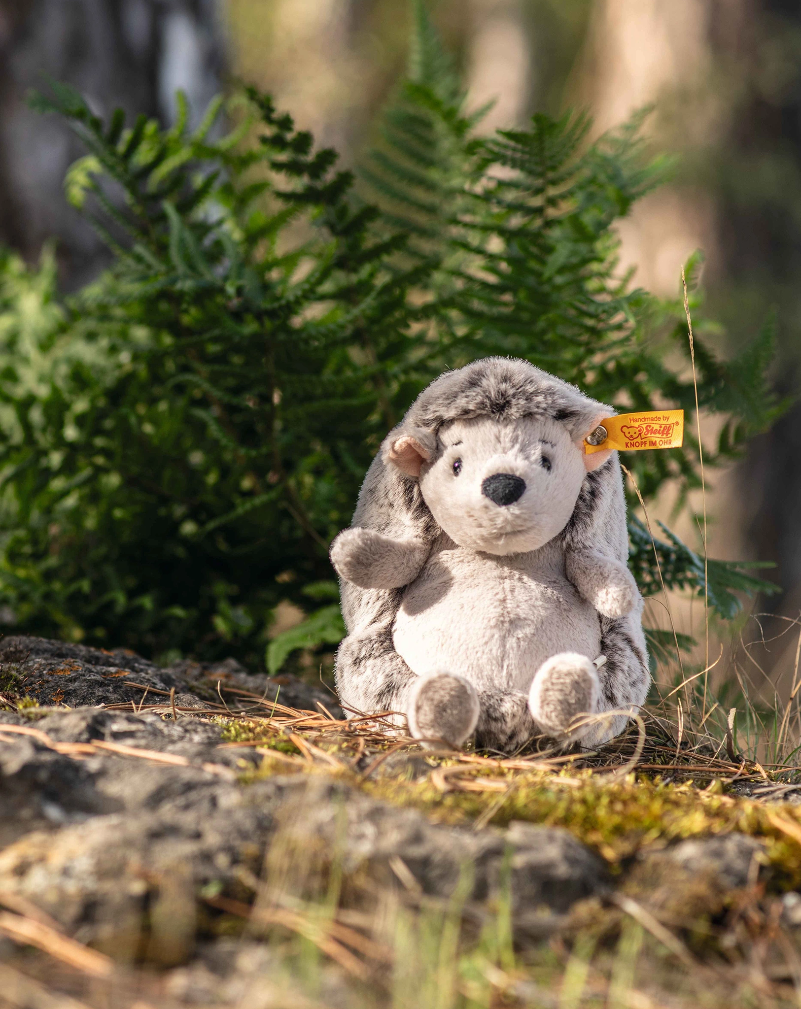 Kuscheltier HEDGY IGEL (16cm) in grau-meliert