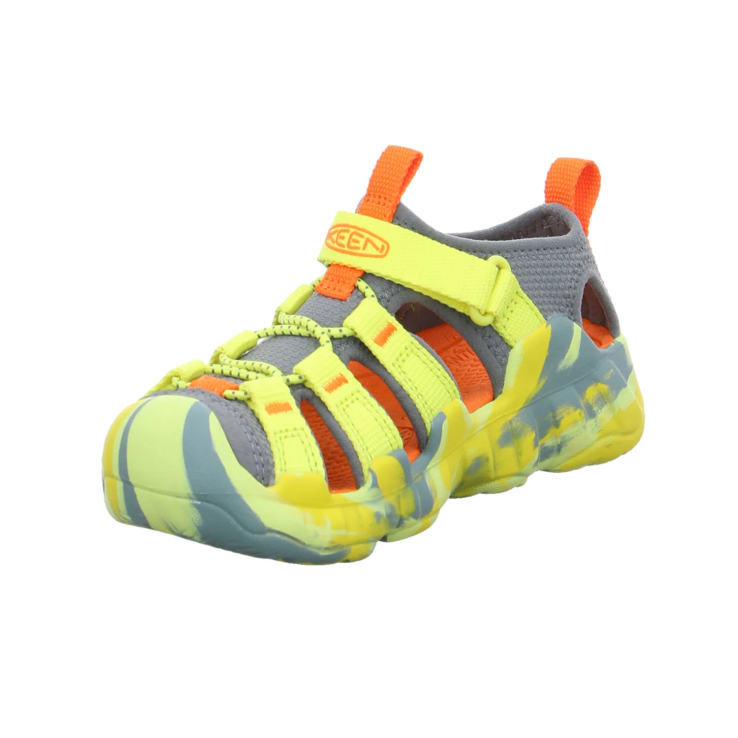 KEEN Jungen-Sandale Gelb Textil  Mit Zehenschutz