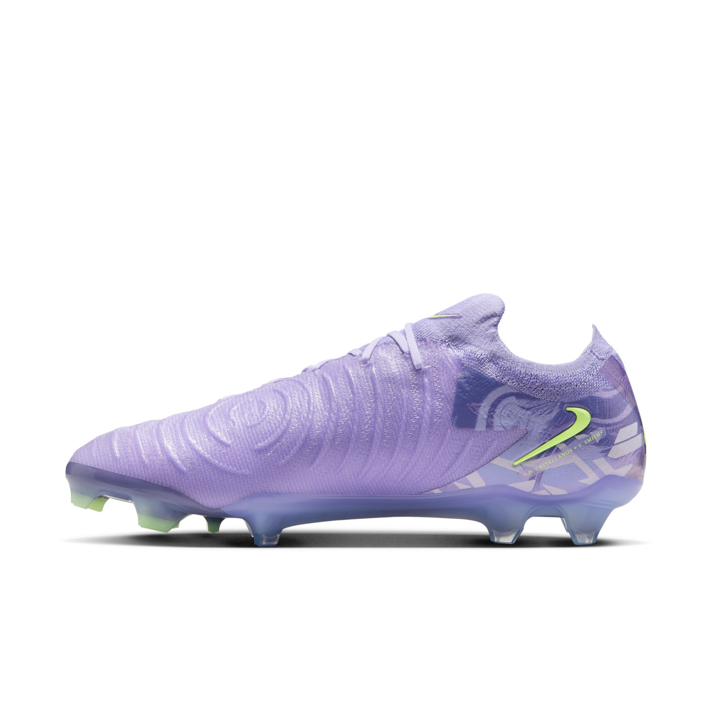 Nike Phantom GX II Elite Gras Voetbalschoenen (FG) Lichtpaars Lichtgeel
