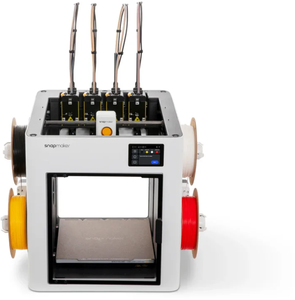 Snapmaker  U1    Multicolor 3D-Drucker mit vier Toolheads für automatischen Materialwechsel