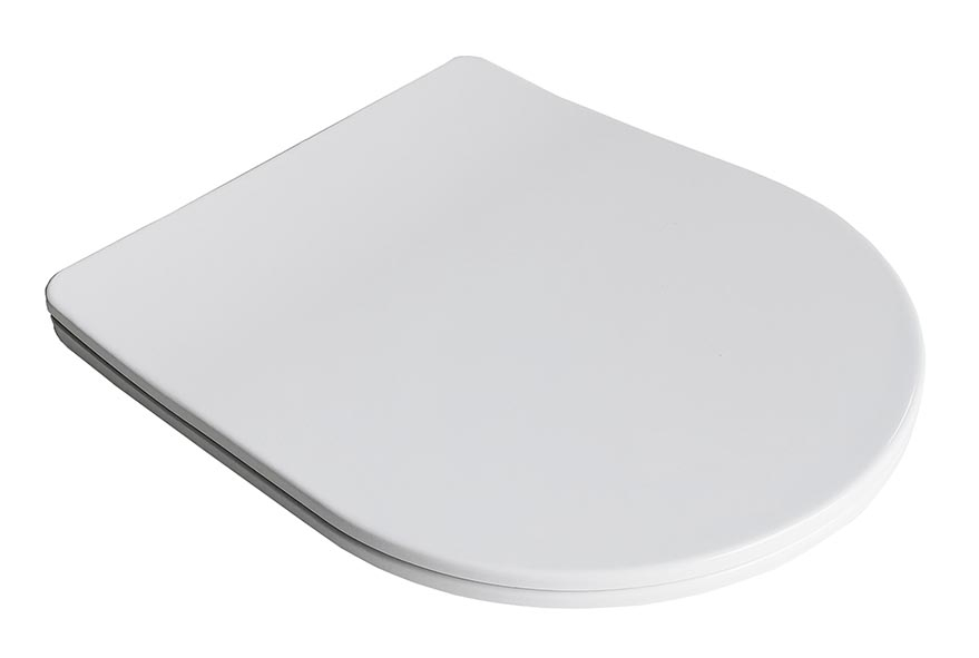 Mueller Rivel softclose toiletzetting met deksel wit glans