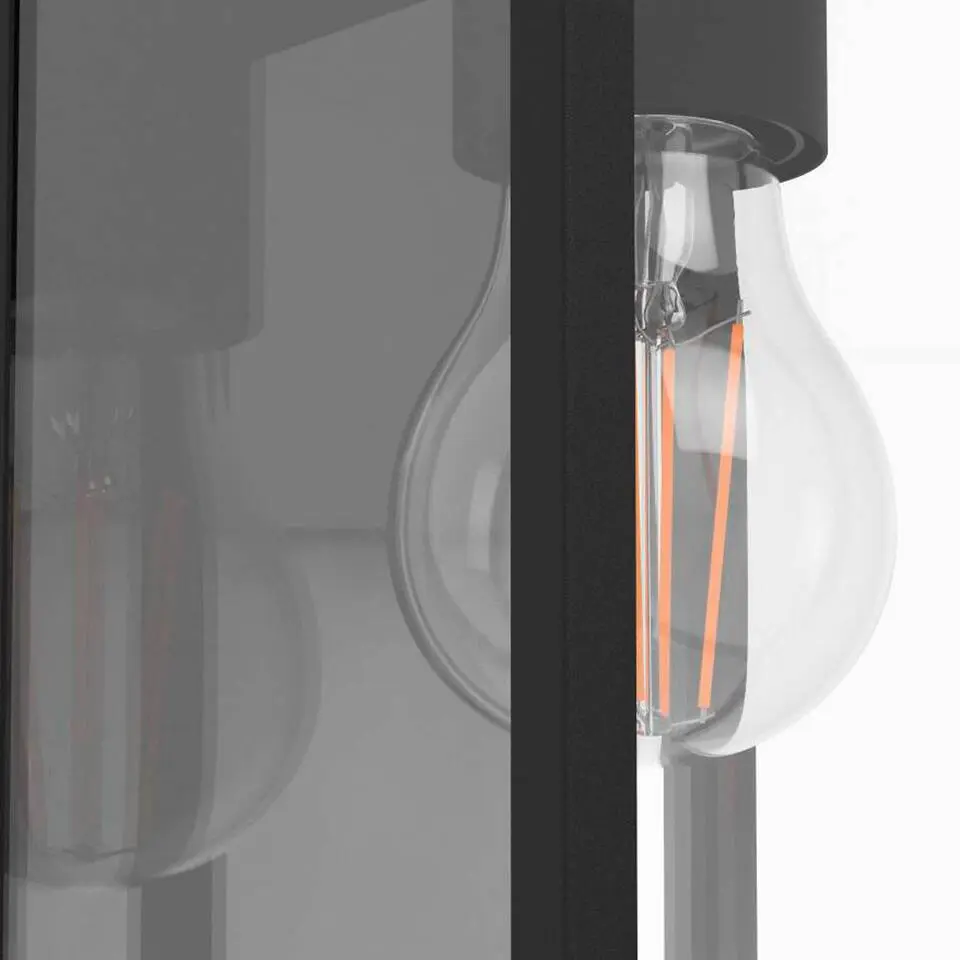 EGLOBudroneWandlampBuiten-E27-27cm-Zwart