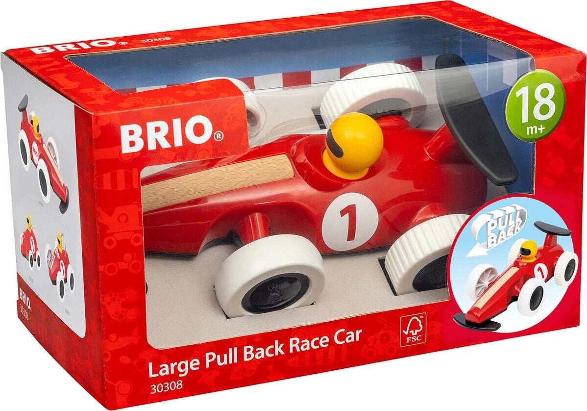 Brio - Racerbil - Stor - Pull Back - 30308