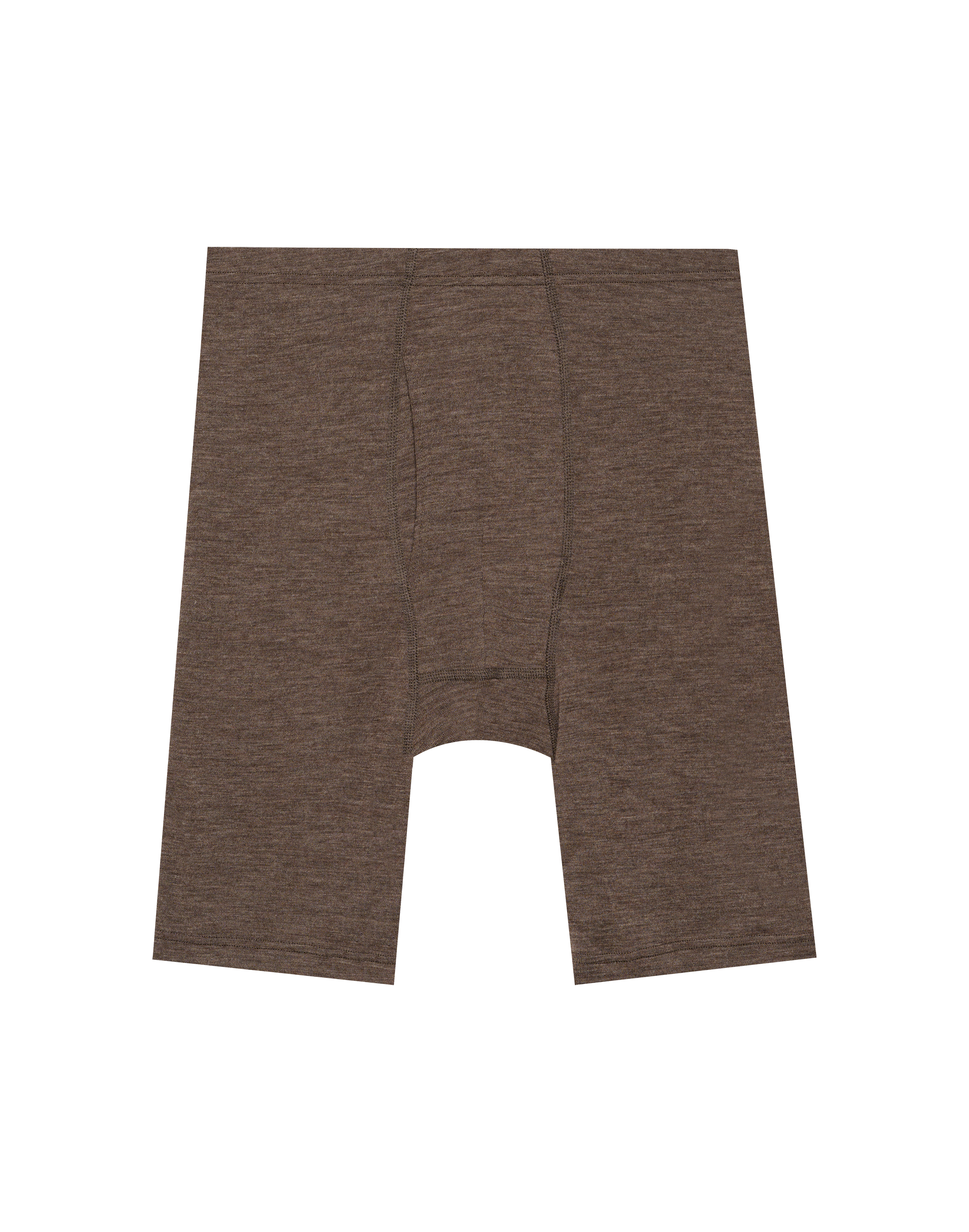 Lange boxershort van merinowol met gulp voor heren