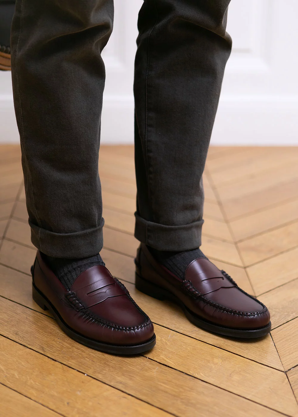 U MOC II CUIR NEW BORDEAUX