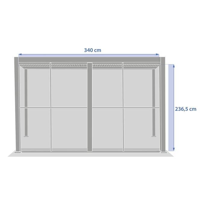 Portes coulissantes EVORA Blanc